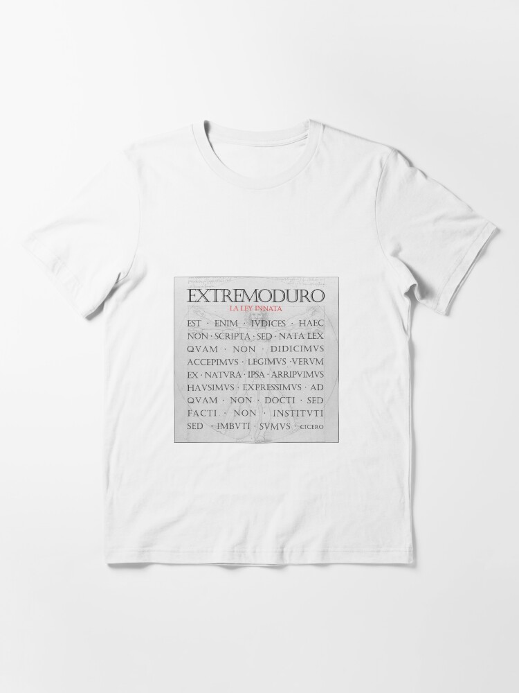 Camiseta esencial con la obra La Ley Innata Extremoduro de pabloosaanchez Redbubble