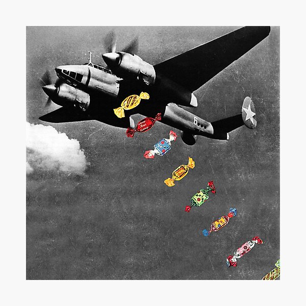 Candy Bomber Photographic Print