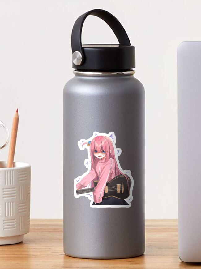 Aperçu 1 sur 3. Sticker avec l'œuvre bocchi le rocher créée et vendue par cuthberteugene.