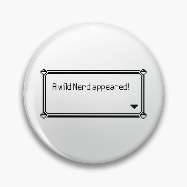 Item preview, A Wild Nerd Appeared! designed and sold by Daybae Designs.