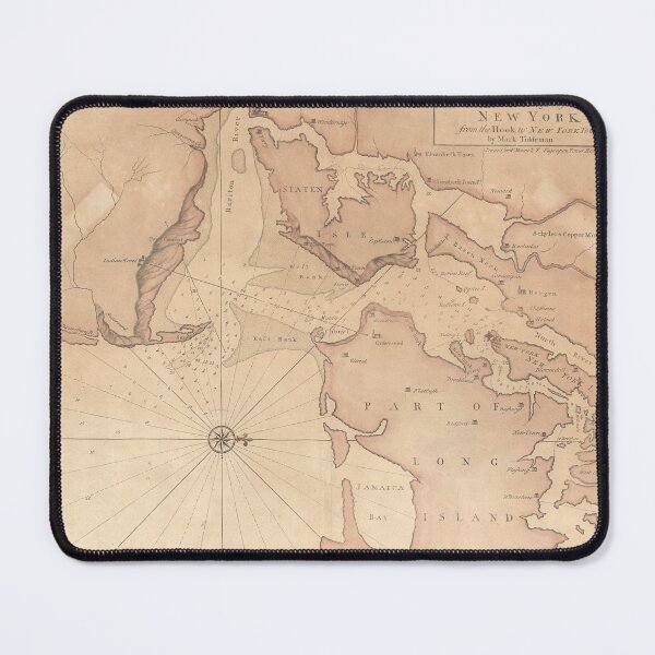 Item preview, Antique Map of New York (1742) designed and sold by coolshitba.