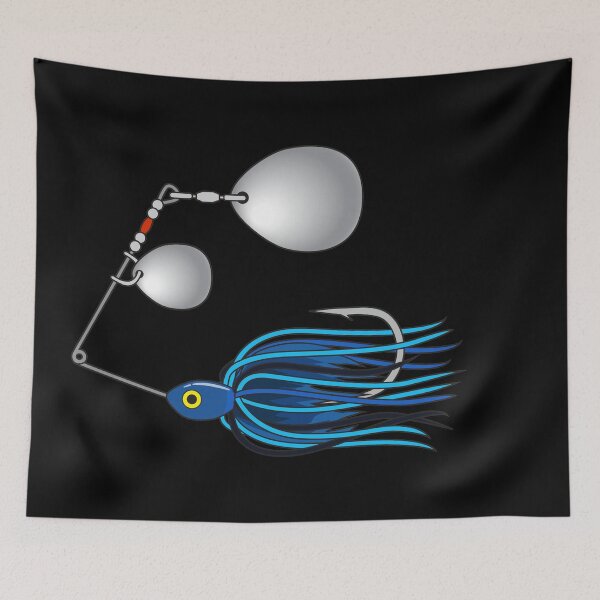 Item preview, Spinnner Bait Fishing Lure - Tandem Silver Colorado Blade - Bluegill Pattern Sticker designed and sold by BlueSkyTheory.