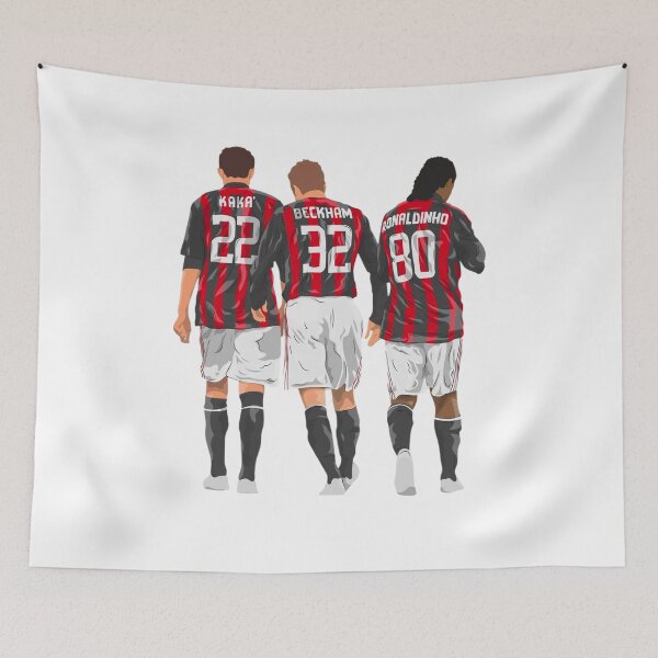 Item preview, Ricardo Kaka, David Beckham, Ronaldinho AC Milan Minimalist designed and sold by MinimalistDZNS.