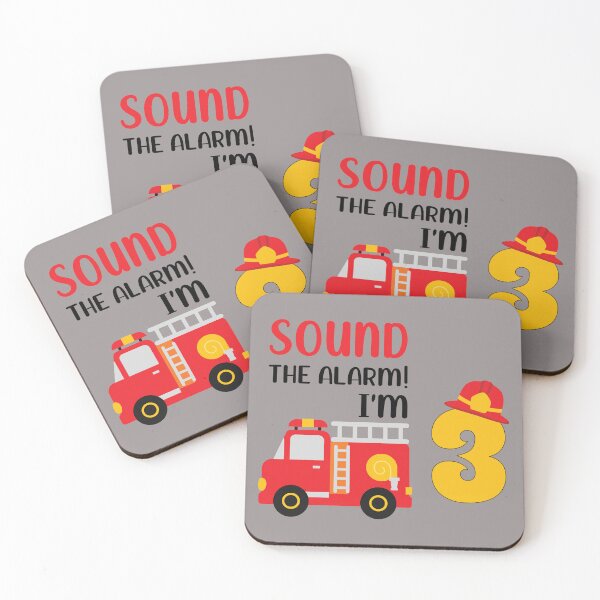 Item preview, Happy 3rd Birthday Firetruck Fan designed and sold by Justin Haas.