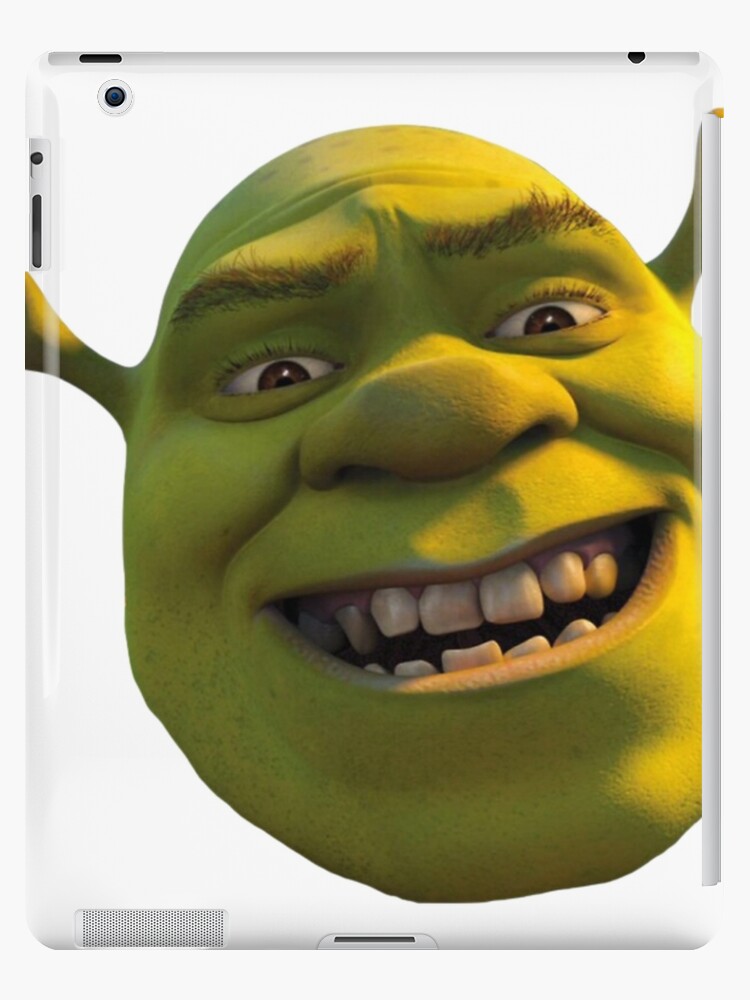 shrek meme funny shrek | iPad Case & Skin