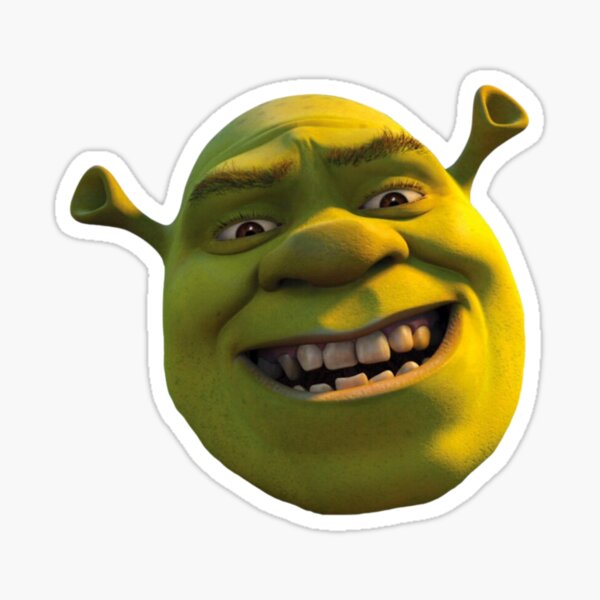 Shrek Face Stickers for Sale