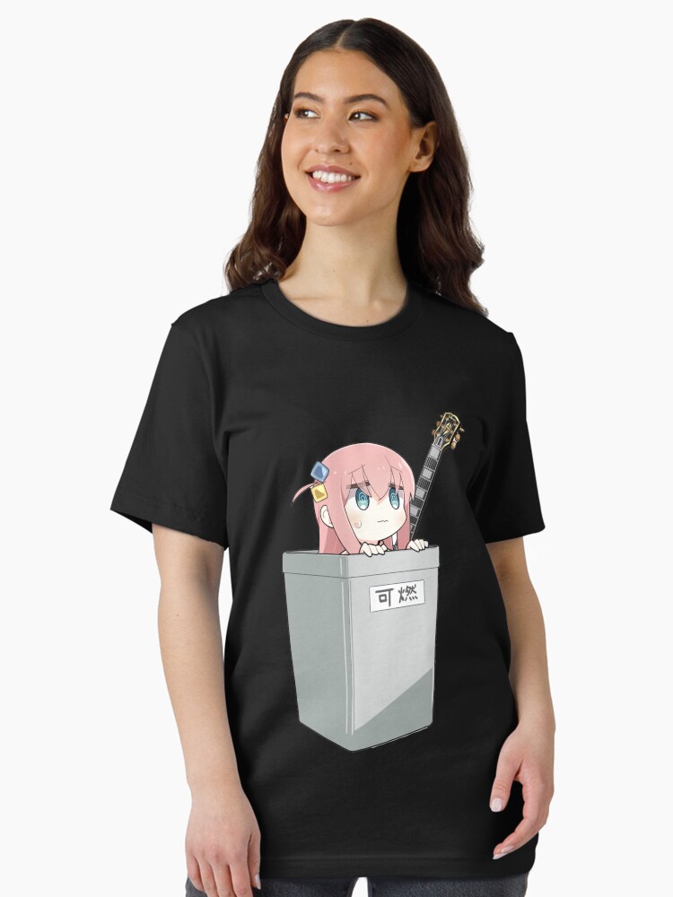Aperçu 2 sur 7. T-shirt essentiel avec l'œuvre Bocchi le rocher créée et vendue par cuthberteugene.
