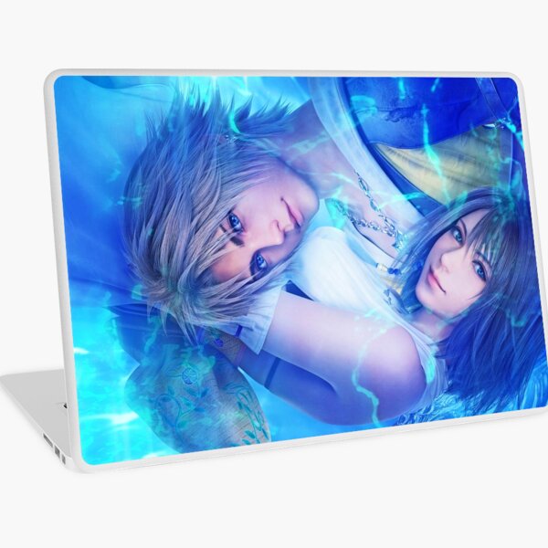 Final Fantasy X Characters Wallpaper Laptop Skin for Sale by