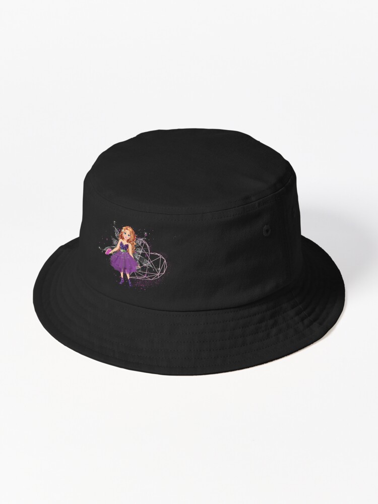 Thumbnail 1 of 6, Bucket Hat, Felicia's Lavender Heart Collection designed and sold by TeelieTurner.