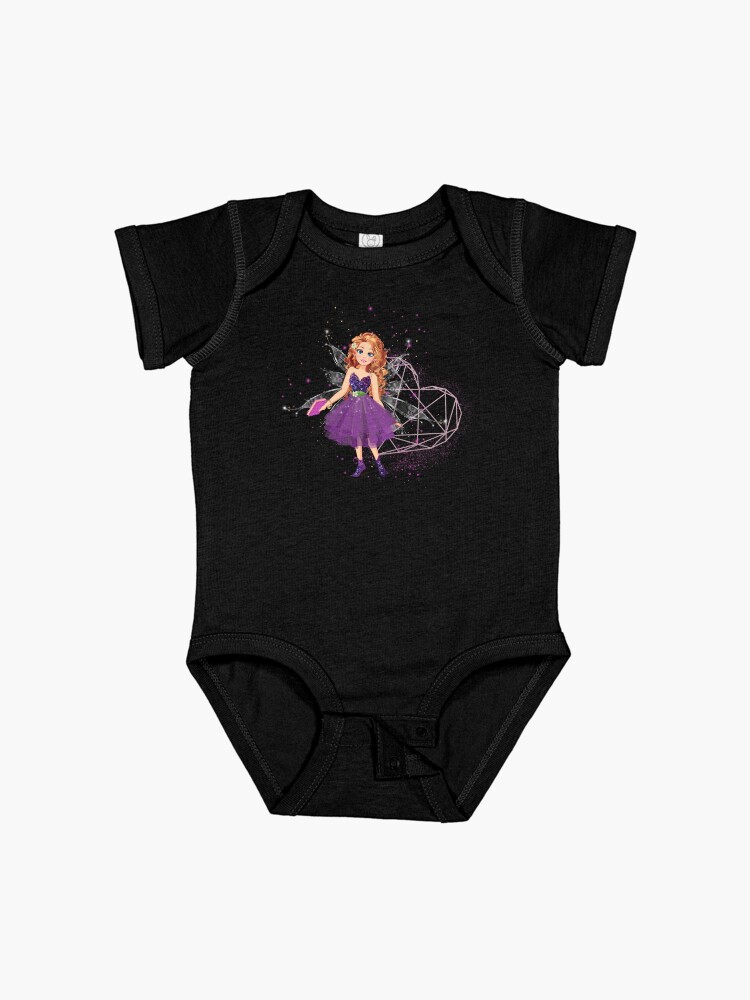 Thumbnail 1 of 2, Baby One-Piece, Felicia's Lavender Heart Collection designed and sold by TeelieTurner.