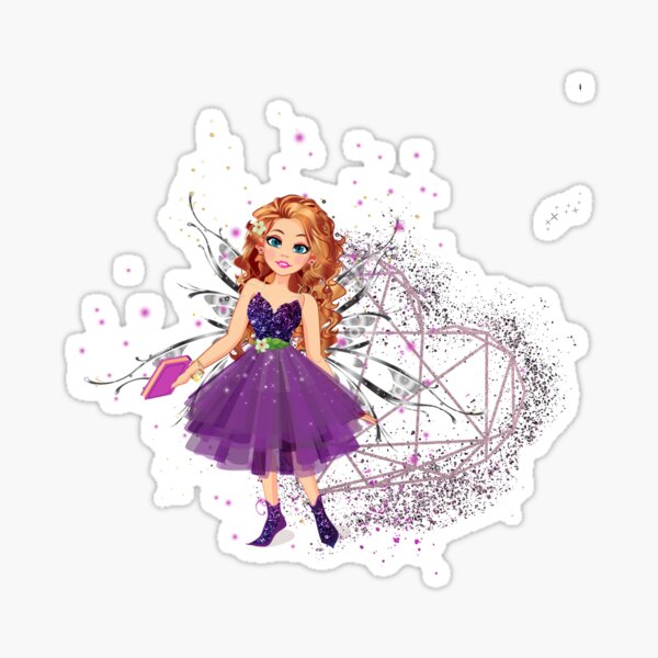 Felicia's Lavender Heart Collection Sticker