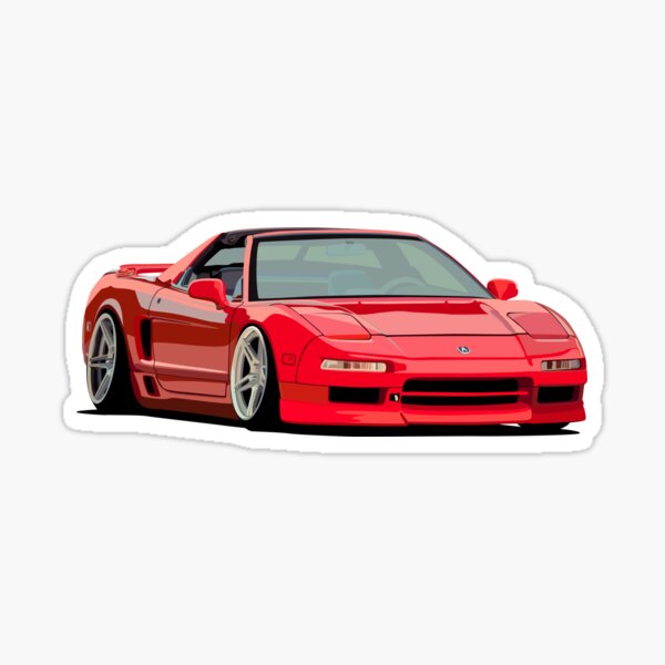 Artikel-Vorschau von NSX Cartoon, designt und verkauft von ToonMyRide.