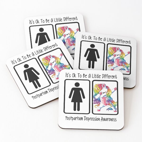 Item preview, Postpartum Depression Awareness - It is Ok To Be A Little Different designed and sold by RekaJoJo.