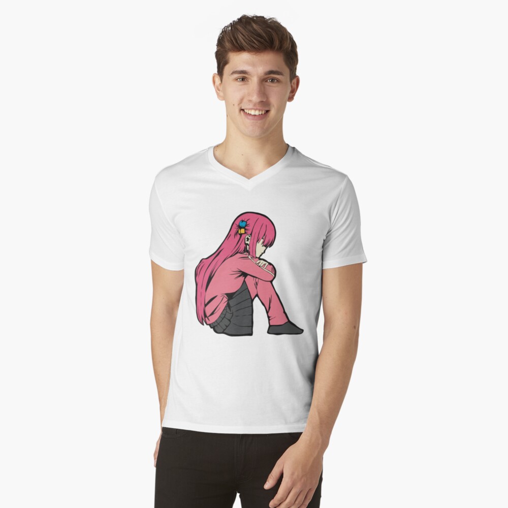 Aperçu de l'œuvre T-shirt col V créée et vendue par cuthberteugene.