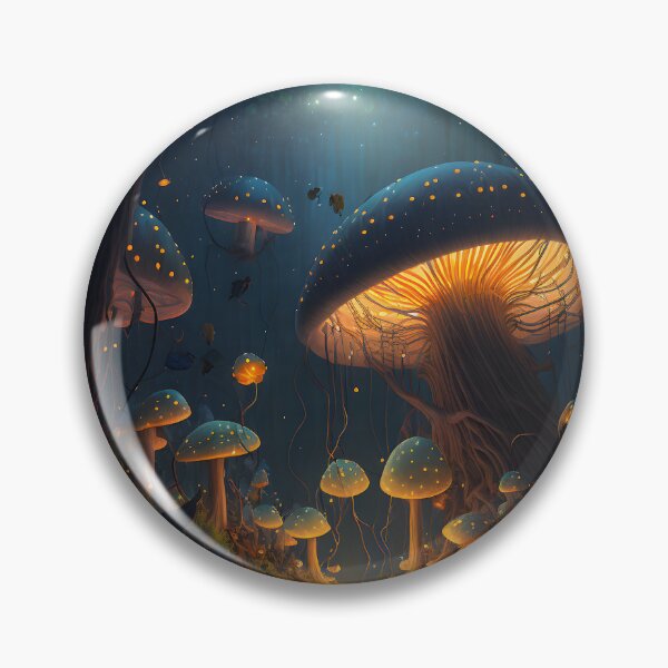 Item preview, Grainy Mushroom Forest designed and sold by Foodcolored.