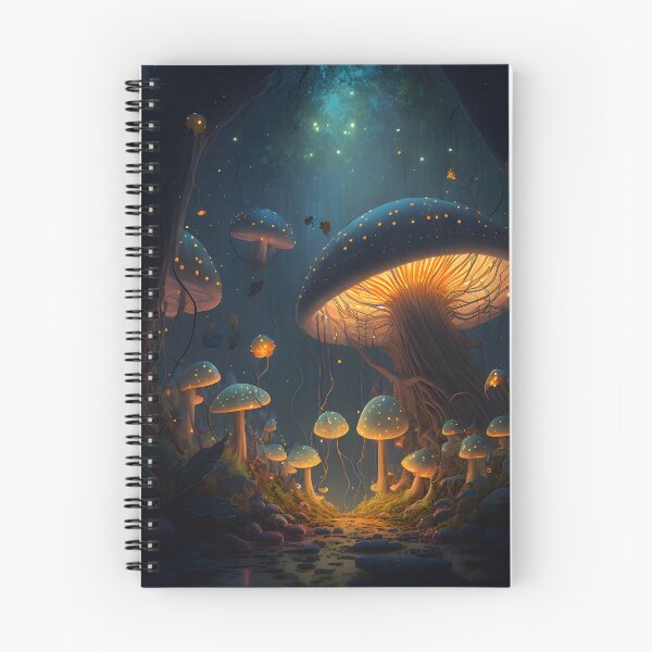 Item preview, Grainy Mushroom Forest designed and sold by Foodcolored.