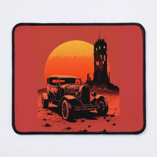 Item preview, Dystopian Sunrise: A Post-Apocalyptic Hot Rod Scene for Fans of Brutalism and American Industry #7 designed and sold by RodZnRoll.