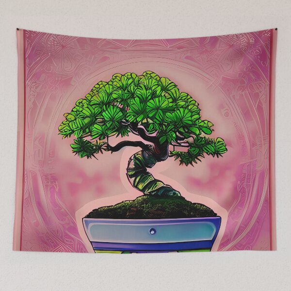 Item preview, Bonsai tree  designed and sold by BigBrainArtwork.