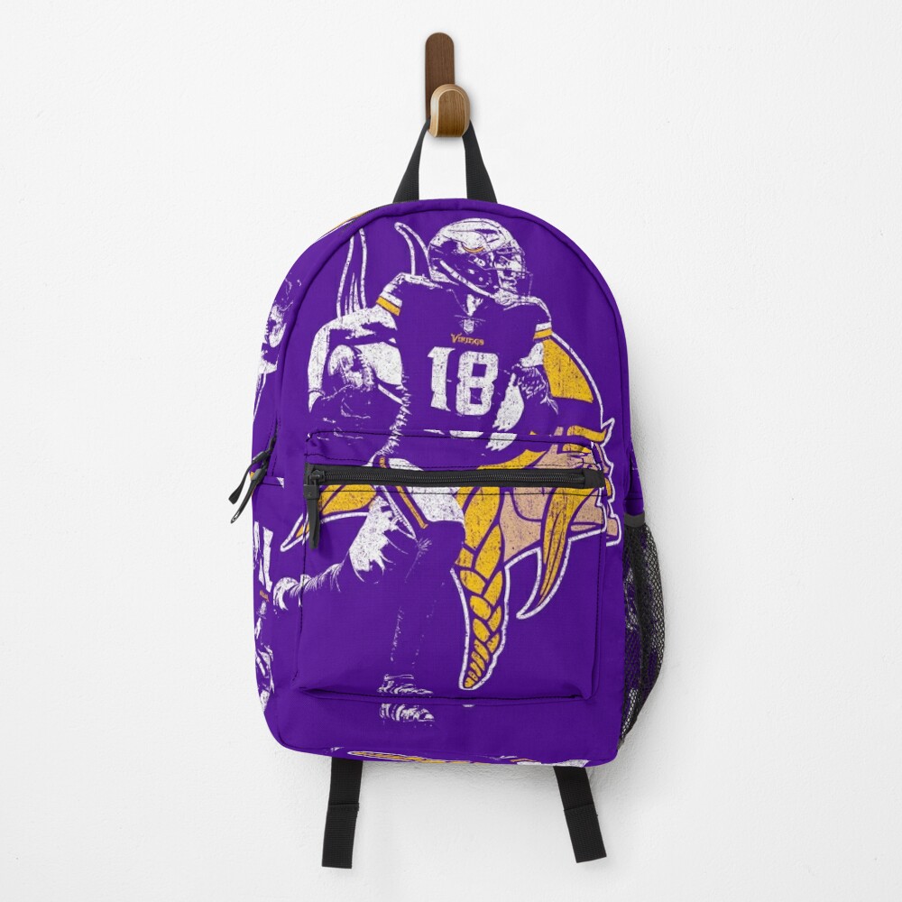 Justin Jefferson Backpack Designed & Sold By Middle Cricket