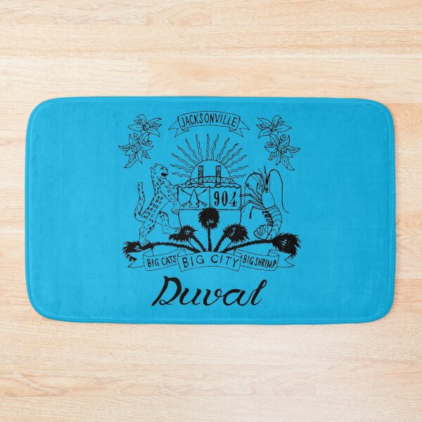 Item preview, Duval Crest - Black Lettering on Teal designed and sold by DuvalCrest.