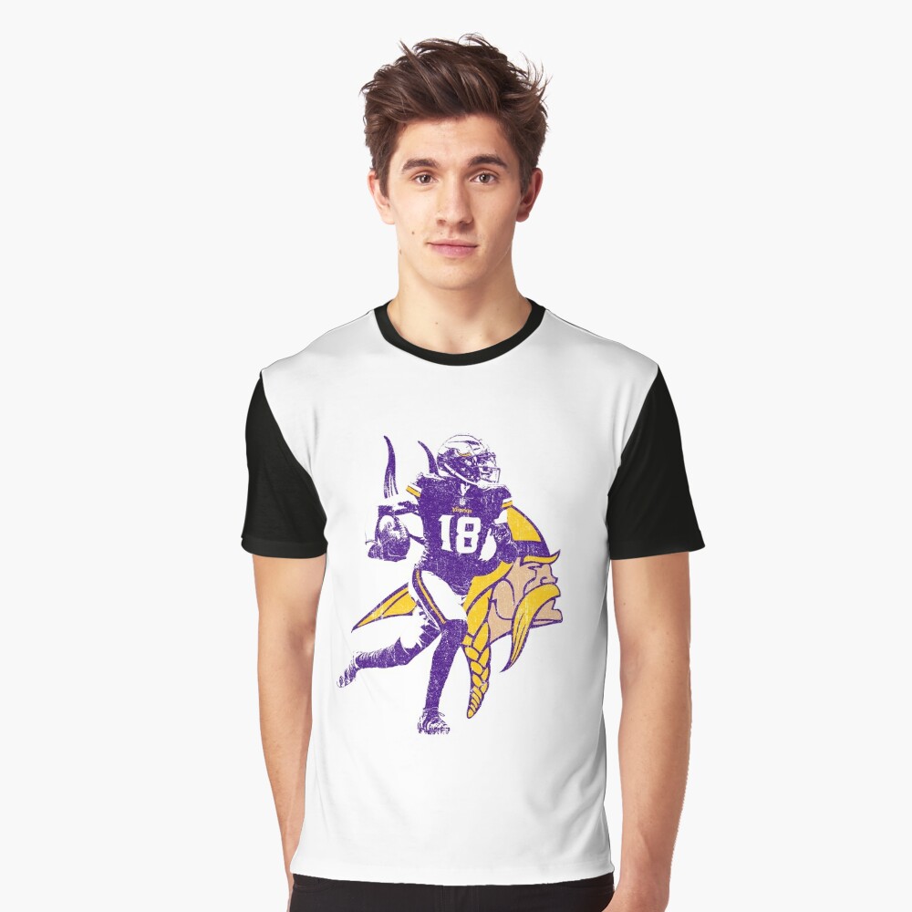 huckblade Justin Jefferson (variant) Kids T-Shirt