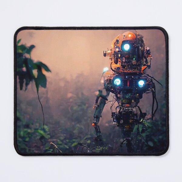 Item preview, Robot in the jungle designed and sold by SikstiNain.