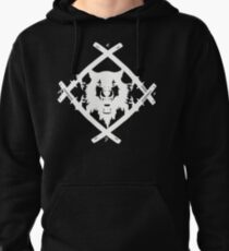 H. Squad White Pullover Hoodie