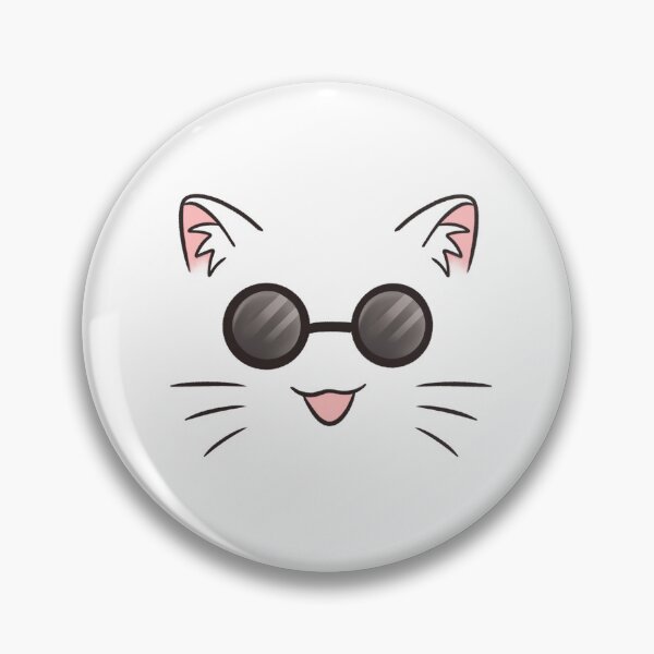 Item preview, Gojo Satoru Cat Face designed and sold by cherrytreeart.