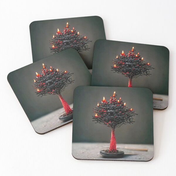 Item preview, Burning tree of matches  designed and sold by SikstiNain.