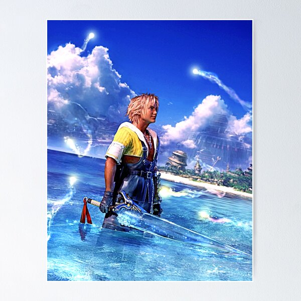Item preview, Final Fantasy 10 Poster Revamp designed and sold by MeMinch.