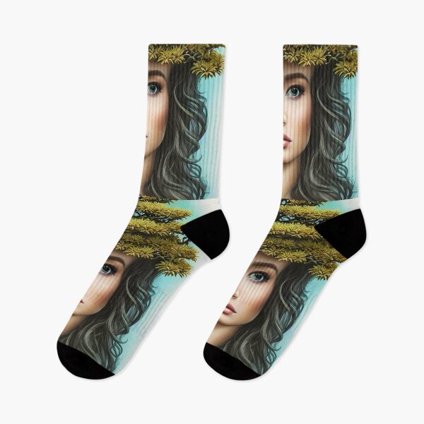 Item preview, Bonsai tree woman designed and sold by BigBrainArtwork.