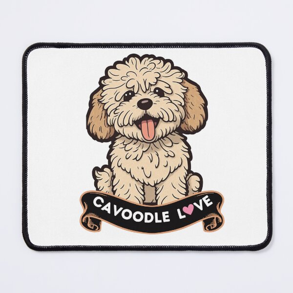 Item preview, Cream White Cavoodle Love designed and sold by Fallowfields.