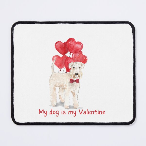 Item preview, My Dog is My Valentine - Wheaten Terrier Valentine designed and sold by beastieboutique.