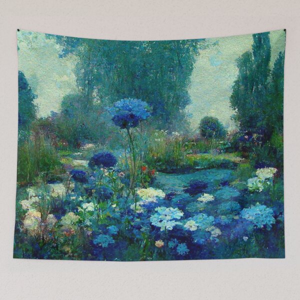 Item preview, In the blue gardens VI designed and sold by hamptonstyle.