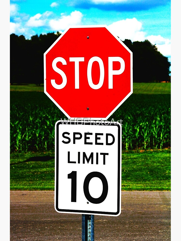 Bicycle & Pedestrian Crossing Ahead Road Signs Poster for Sale by  WHBPhotoArt