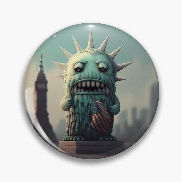 Item preview, USA as a cute monster designed and sold by Consciousmess.