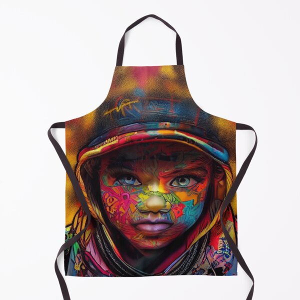 Item preview, a painting of a person wearing a colorful hat designed and sold by DesignAtYO.