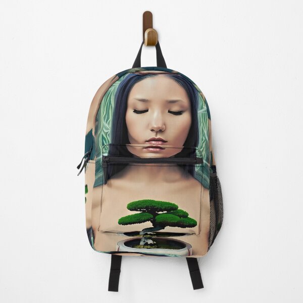 Item preview, Bonsai tree woman designed and sold by BigBrainArtwork.