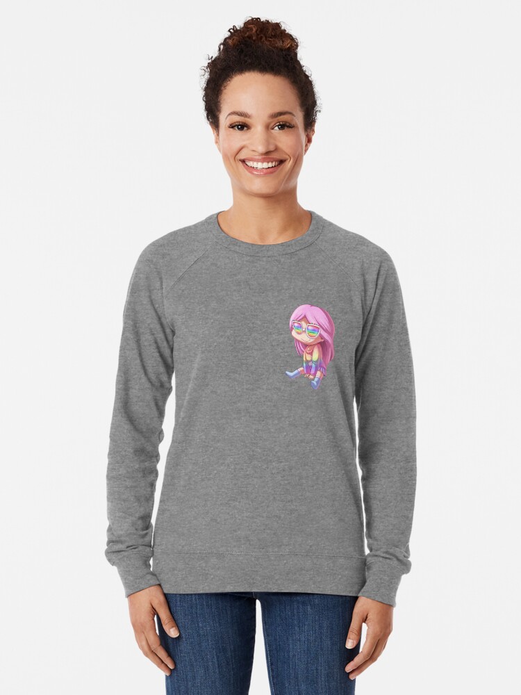 Alicestarz Roblox Avatar Art Chibi Kawaii Lightweight Sweatshirt By Alicelps Redbubble - roblox avatar tomboy