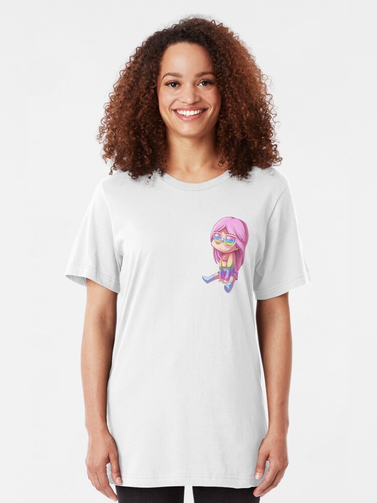 Alicestarz Roblox Avatar Art Chibi Kawaii Slim Fit T Shirt - alicestarz roblox avatar art chibi kawaii baby one piece