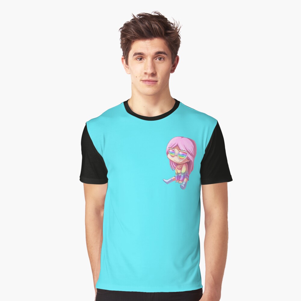 Alicestarz Roblox Avatar Art Chibi Kawaii Graphic T Shirt Dress By Alicelps Redbubble - jestic dress aaa roblox