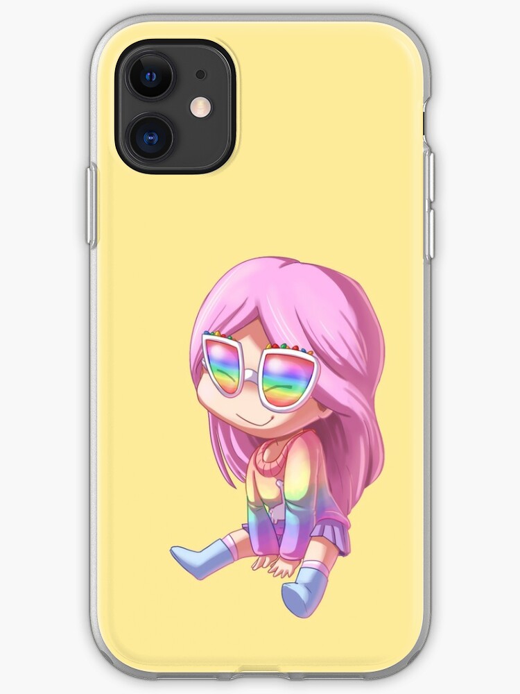 Alicestarz Roblox Avatar Art Chibi Kawaii Iphone Case Cover By Alicelps Redbubble - roblox girl avatar aesthetic pink