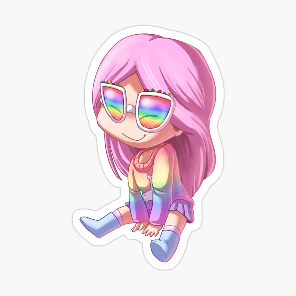 Alicestarz Roblox Avatar Art Chibi Kawaii Iphone Case Cover By Alicelps Redbubble - long pastel hair roblox