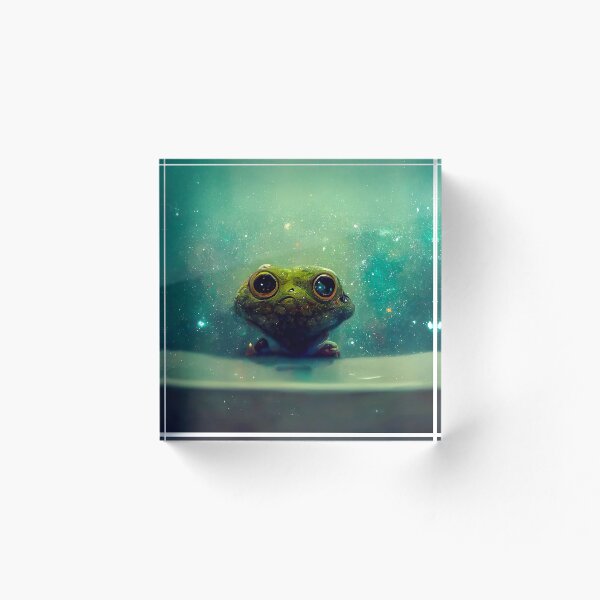 Item preview, Frog looking in your soul  designed and sold by SikstiNain.