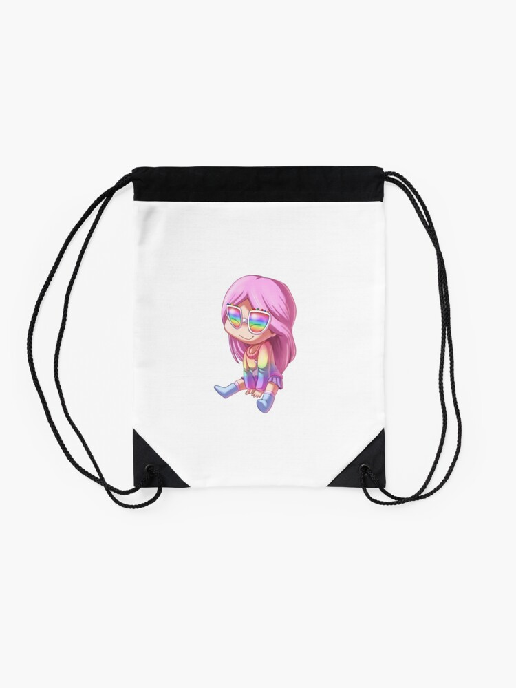 Alicestarz Roblox Avatar Art Chibi Kawaii Drawstring Bag By - kawaii aesthetic kawaii cute roblox avatars