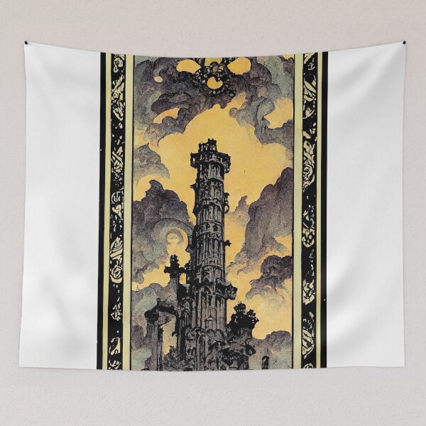 Item preview, Tarot Card Tower designed and sold by SikstiNain.