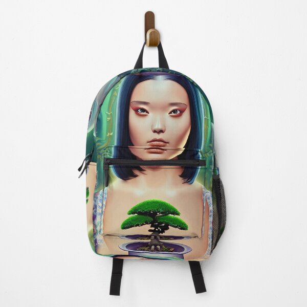 Item preview, Bonsai tree girl designed and sold by BigBrainArtwork.