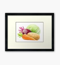 Fresh vegetables Framed Print