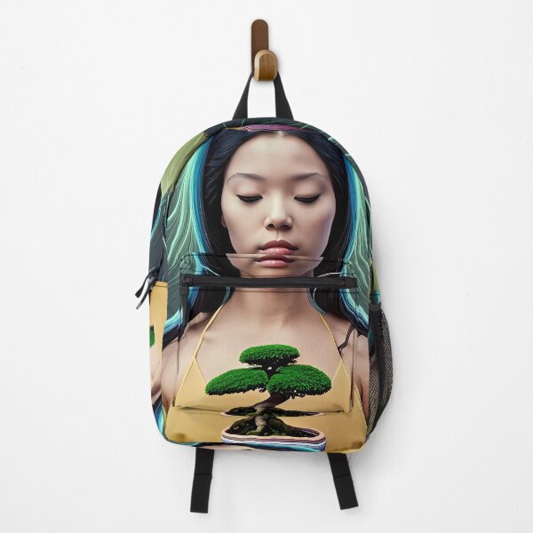 Item preview, Bonsai tree girl designed and sold by BigBrainArtwork.