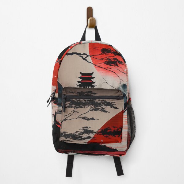 Item preview, The Samurai and the Red Moon designed and sold by GoBeyondChannel.